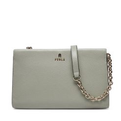 Torebka Furla. Szare listonoszki Furla, bez wzorów, bez dodatków. Za 739.99 zł.