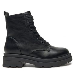 Botki Call It Spring. Czarne botki Call it Spring, bez wzorów, bez obcasa, na płaskiej podeszwie, bez zapięcia. Za 419.99 zł.