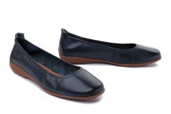 JOSEF SEIBEL 74801 133 530 Fenja 01 ocean, baleriny damskie. Niebieskie baleriny Josef Seibel, bez wzorów, ze skóry, bez obcasa. Za 359.90 zł.