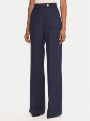 Maryley Spodnie materiałowe 25IB563/43BL Granatowy Regular Fit. Niebieskie spodnie materiałowe Maryley, xl, bez wzorów, z materiału. Za 289.99 zł.