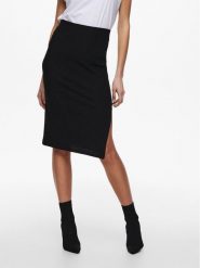 ONLY Spódnica ołówkowa 15233600 Czarny Slim Fit. Czarne spódnice Only, s, bez wzorów, z syntetyku, ołówkowe. Za 79.99 zł.