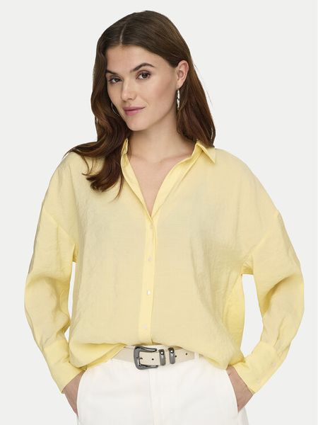 ONLY Koszula Zazima 15272523 Żółty Regular Fit. Żółte koszule Only, m, bez wzorów, z syntetyku, bez kołnierzyka, bez ramiączek. Za 134.99 zł.