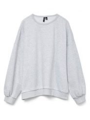 Vero Moda Bluza w kolorze szarym rozmiar: S. Szare bluzy Vero Moda, s, bez wzorów, z bawełny, bez kaptura. Za 70.41 zł.