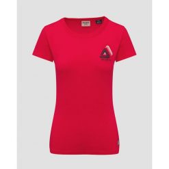 T-shirt damski Dolomite Gard G SS. Czerwone koszulki sportowe Dolomite, bez wzorów, bez ramiączek. Za 199.99 zł.