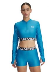 Under Armour Koszulka sportowa w kolorze niebieskim rozmiar: S. Niebieskie koszulki sportowe Under Armour, bez wzorów, z materiału, bez ramiączek, outdoorowe. Za 110.29 zł.