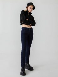 LTB Dżinsy "Aspen" - Slim fit - w kolorze granatowym rozmiar: W25/L32. Niebieskie jeansy LTB, l, z aplikacjami. Za 57.06 zł.