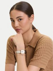 U.S. Polo Assn. Zestaw zegarek i bransoletka Keira USP6396TW Biały. Białe, analogowe zegarki U.S. Polo Assn. Za 499.99 zł.