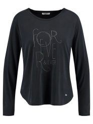 KEY LARGO Koszulka "Forever" w kolorze czarnym rozmiar: S. Czarne bluzki KEY LARGO, s, bez wzorów, bez kołnierzyka, bez ramiączek. Za 79.21 zł.