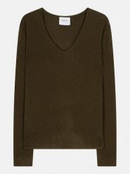 Perfect Cashmere Kaszmirowy sweter "Shannon" w kolorze ciemnobrązowym rozmiar: XL. Brązowe swetry Perfect Cashmere, xl, bez wzorów, z kaszmiru, bez ramiączek. Za 369.82 zł.