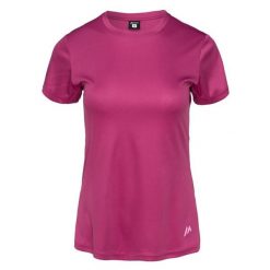 Koszulka damska Martes Lady Nalso - różowa, Rozmiar M. Czerwone koszulki sportowe MARTES, bez wzorów, z materiału, bez ramiączek, do biegania. Za 29.99 zł.
