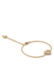 Guess Bransoletka JUBB05 461JW Złoty. Żółte bransoletki Guess, metalowe. Za 229.99 zł.