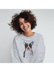 WOOOP Bluza "I´m not your clown" w kolorze szarym rozmiar: XL. Szare bluzy Wooop, m, bez wzorów, z bawełny, bez kaptura. Za 88.02 zł.