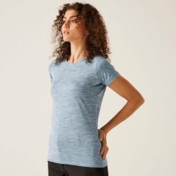 Koszulka sportowa damska Fingal Edition szybkoschnąca. Czerwone koszulki sportowe Regatta, bez wzorów, z poliesteru, bez ramiączek, trekkingowe. Za 139.50 zł.