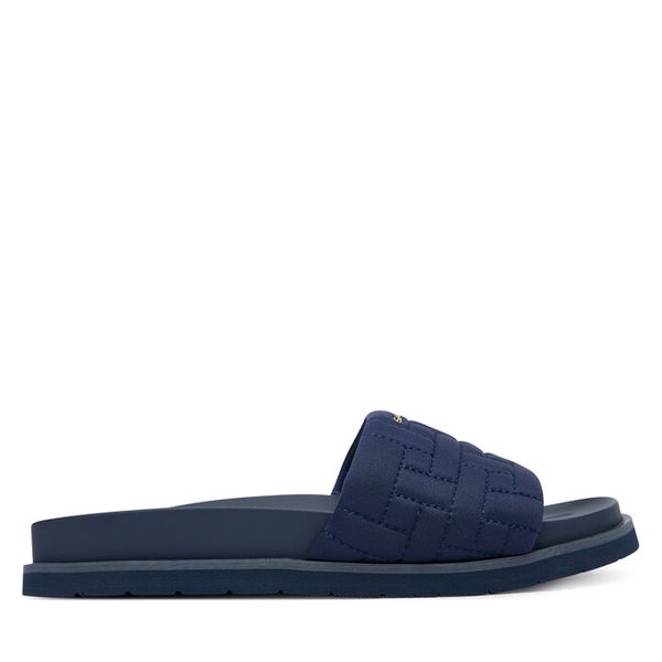Klapki Gant. Niebieskie klapki GANT, bez wzorów, bez obcasa. Za 197.99 zł.