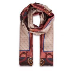 Szal Guess. Brązowe szaliki Guess, z aplikacjami. Za 159.99 zł.