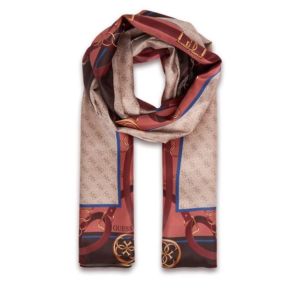 Szal Guess. Brązowe szaliki Guess, z aplikacjami. Za 159.99 zł.
