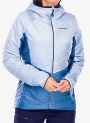 Kurtka ocieplana damska La Sportiva Mythic Primaloft Jkt. Niebieskie kurtki narciarskie La Sportiva, s, bez wzorów, z materiału, bez kaptura, narciarskie, primaloft. Za 940.49 zł.