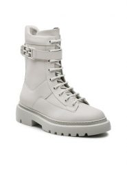 Bally Trapery Gioele Flat 6301558 Biały. Białe trapery i śniegowce Bally, ze skóry. Za 4,089.00 zł.