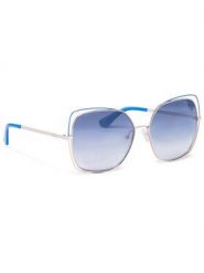 Okulary przeciwsłoneczne Guess. Brązowe okulary przeciwsłoneczne Guess, z aplikacjami. Za 449.99 zł.