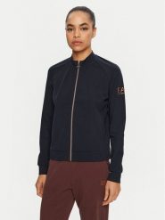 EA7 Emporio Armani Bluza 6DTM06 TJVHZ 1562 Granatowy Regular Fit. Niebieskie bluzy EA7 Emporio Armani, l, bez wzorów, z bawełny, bez kaptura. Za 279.99 zł.