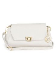 Mia Tomazzi Skórzana torebka "Berbera" w kolorze białym - 27 x 16 x 8 cm rozmiar: onesize. Białe torby na ramię Mia Tomazzi, bez wzorów, z materiału, na ramię, bez dodatków. Za 173.99 zł.