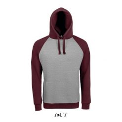 Bluza z kapturem Sol's Seattle. Czerwone bluzy SOL'S, s, bez wzorów, z bawełny, z kapturem. Za 215.50 zł.