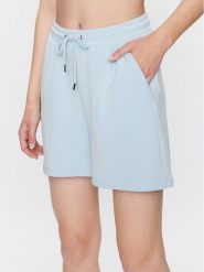 Moss Copenhagen Szorty materiałowe 17476 Błękitny Basic Fit. Niebieskie szorty Moss Copenhagen, bez wzorów, z materiału. Za 229.99 zł.