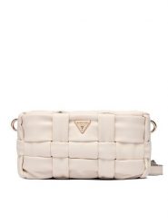 Guess Torebka Marion Mini HWWG80 72720 Écru. Listonoszki Guess, z aplikacjami, ze skóry, bez dodatków. Za 329.99 zł.