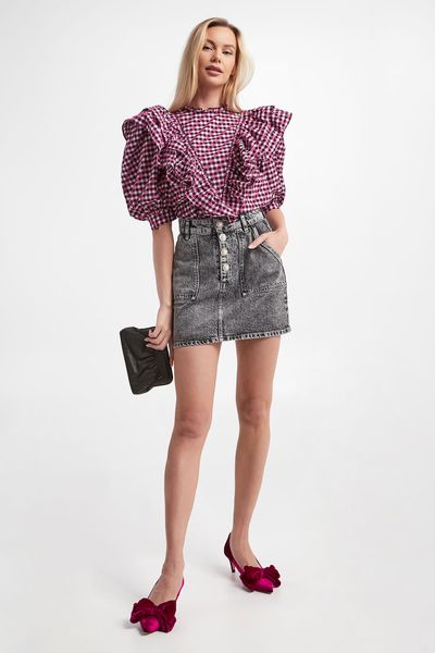 Spódnica jeansowa CUSTOMMADE. Spódnice Custommade, s, bez wzorów, z jeansu. W wyprzedaży za 418.17 zł.