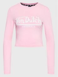 Von Dutch Bluzka Blair 6 224 012 Różowy Slim Fit. Czerwone bluzki Von Dutch, s, bez wzorów, z bawełny, bez kołnierzyka, bez ramiączek. Za 129.99 zł.
