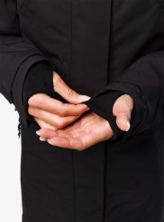 Płaszcz zimowy damski Didriksons Erika Parka 3. Czarne parki Didriksons, na zimę, m, z syntetyku, eleganckie, bez kaptura. Za 864.59 zł.
