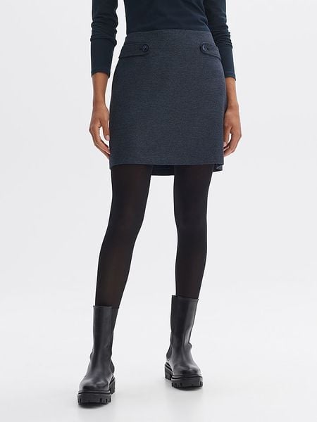 OPUS Spódnica w kolorze granatowym rozmiar: 42. Niebieskie spódnice Opus, bez wzorów, mini. Za 117.17 zł.