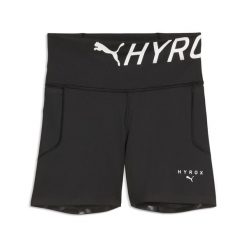 Damskie krótkie legginsy PUMA x HYROX PWRMODE 4" PUMA. Czarne legginsy Puma, l, bez wzorów, z dzianiny, z standardowym stanem, krótkie. Za 279.00 zł.