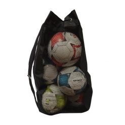 Torba na 6-7 piłek Sporti. Czarne torby na ramię SPORTIFRANCE, bez wzorów, z nylonu, na ramię, bez dodatków. Za 114.00 zł.