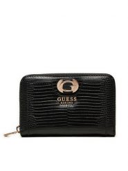 Guess Duży Portfel Damski SWKG95 31140 Czarny. Czarne portfele Guess, z aplikacjami, ze skóry. Za 159.99 zł.