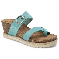 Niebieskie Klapki Yokono Wygodne Japonki Na Lato. Niebieskie klapki Yokono, bez wzorów, z nubiku, bez obcasa. Za 249.00 zł.
