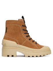 Pepe Jeans Trapery Hale Basic W PLS500006 Brązowy. Brązowe trapery i śniegowce Pepe Jeans, z jeansu. Za 499.99 zł.