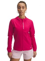 Under Armour Kurtka sportowa w kolorze różowym rozmiar: L. Różowe kurtki sportowe Under Armour, l, bez wzorów, bez kaptura, outdoorowe. Za 214.95 zł.