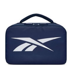 Kosmetyczka Reebok. Niebieskie kufry i kosmetyczki Reebok, bez wzorów, z materiału, bez dodatków. Za 79.99 zł.