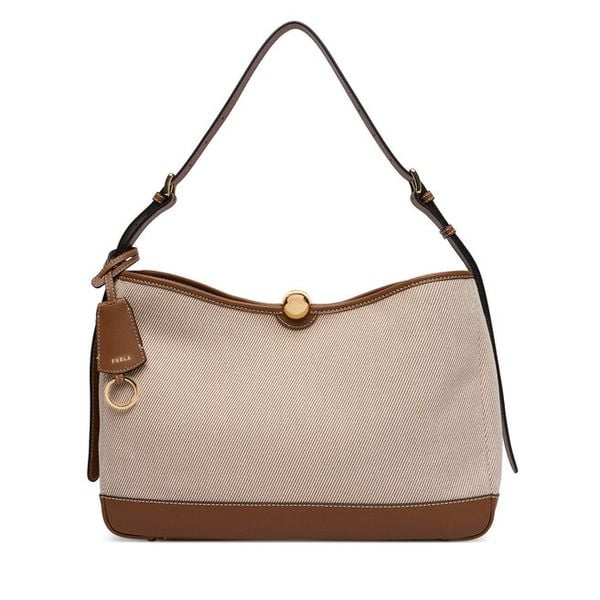 Torebka Furla. Brązowe torebki klasyczne Furla, bez wzorów, bez dodatków. Za 996.99 zł.
