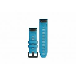 Silikonowy pasek do zegarka Garmin QuickFit 26. Niebieskie zegarki GARMIN, metalowe. Za 244.50 zł.