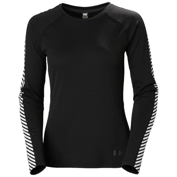 Bluza damska Helly Hansen lifa active stripe crew. Czarne bluzy Helly Hansen, m, bez wzorów, z poliesteru, bez kaptura. Za 277.00 zł.