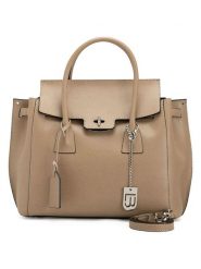 Lucca Baldi Skórzana torebka "Vinci" w kolorze beżowym - 33 x 28 x 13 cm rozmiar: onesize. Brązowe torby na ramię Lucca Baldi, bez wzorów, z materiału, na ramię, bez dodatków. Za 353.95 zł.