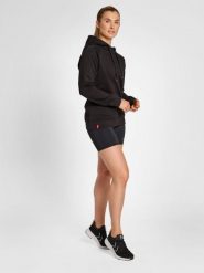Bluza fitness damska Hummel red Heavy z kapturem. Czarne bluzy Hummel, l, bez wzorów, z bawełny, z kapturem. Za 192.00 zł.