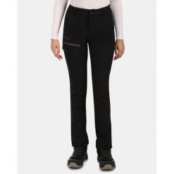 Damskie spodnie outdoorowe Kilpi VILLAIN-W. Czarne spodnie sportowe Kilpi, na lato, bez wzorów, z nylonu, trekkingowe. Za 628.61 zł.