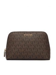 MICHAEL Michael Kors Kosmetyczka 32F5GJ6T5B Brązowy. Brązowe kufry i kosmetyczki MICHAEL Michael Kors, bez wzorów, ze skóry, bez dodatków. Za 339.99 zł.