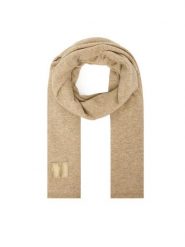 Guess Szalik AW5437 POL03 Beżowy. Brązowe rękawiczki Guess, z aplikacjami, z wełny. Za 209.99 zł.