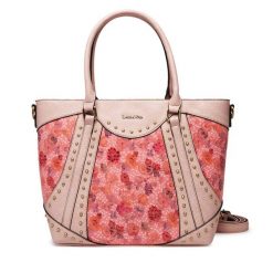 Torebka Laura Vita. Czerwone shopper Laura Vita, bez wzorów, bez dodatków. Za 189.99 zł.