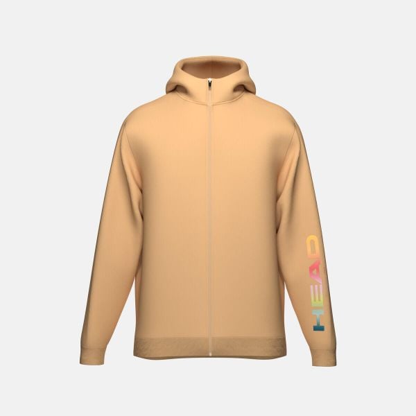 RALLY Junior Bluza na Zamek. Brązowe bluzy Head, m, bez wzorów, z bawełny, bez kaptura. Za 260.00 zł.