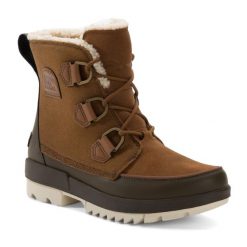 Śniegowce damskie Sorel Torino II Wp Waxed Canvas. Brązowe trapery i śniegowce Sorel. Za 429.99 zł.